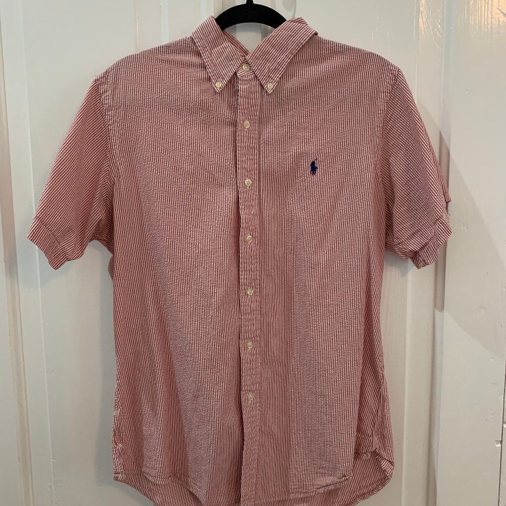 Ralph Lauren Men's Short Sleeve Seersucker